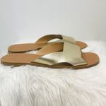 Banana Republic Gold Slip On Sandals Size 10. Photo 4