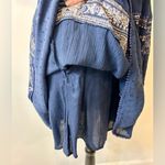 Free People My Love Mini Indigo Dress Size Small Photo 11