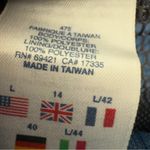 Reebok  Large Blue Full Zip Hooded Windbreaker Polyester Jacket With Pockets‎ Photo 4