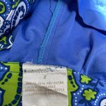 EP Pro Golf Skort Womens 2 Blue Green Paisley Print Side Zip Pockets Photo 8