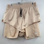 Adidas  Women’s Power 2-in-1 Training Shorts Beige Medium NWT (linen/White) Photo 0