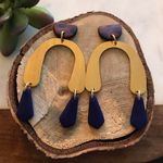 Handcrafted Polymer Clay Statement Earrings Photo 0