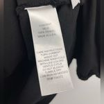 Maven West Maven West Black Lace-Up Neckline Long Bell Sleeve Mini Shift Dress Photo 3