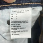 American Eagle TOMGIRL Denim Short Women’s Size 4 Raw Hem Distressed Photo 7