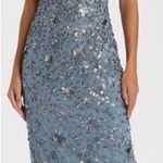 Mac Duggal 5477 Womens Floral Embellished Scoop Neck Evening Gown Dress Photo 0