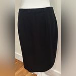 Eileen Fisher Black Pencil Skirt Slim Fit Knee Length Stretch women Small Photo 1