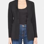 Theory  Etiennette Stretch Knit Blazer Black M Photo 0
