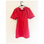 Tuckernuck POMANDER PLACE Red Finley Flutter Sleeve Dress small Photo 5
