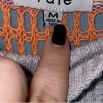 FATE. Cotton Waffle Knit Shirt with Crochet Detail Back and Sleeves Size Medium Photo 1