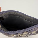 Coach Signature Satin Mini Wristlet Pouch in Dusty Purple Grey Photo 6