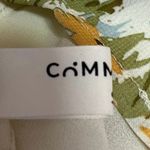 Commense Green Multicolor High Waisted Floral Peasant A Line Midi Skirt Size S Photo 4