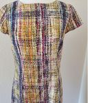 The Limited  Dot Dress Women 2 Watercolor Splatter Zip Midi Short Sleeve Travel Photo 1