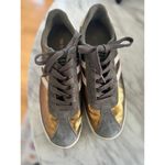 Tretorn  Callie Olive Green & Pink Bronze Iridescent Sneaker Photo 4