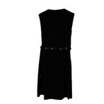 Tripp NYC  Sz S Dress Daang Goodman Black Grommet Harness Dress Goth Emo Stretch Photo 8