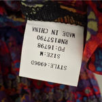 PINCH Floral Smocked Maxi Dress Cut Out mosaic Size M Red Size M Photo 10