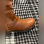 Wild Diva Mid Calf Cognac Boots Photo 9