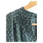 Madewell Silk size S Memory Blouse in a green and blue "Bandana Floral" print Photo 2