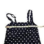 Lands' End  Navy Polka Dot Tankini Size: 8D Photo 1