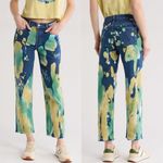 MOTHER SUPERIOR The Thrasher Flood Jeans Lava Lamp BLUE/GREEN/YELLOW Size 26 NEW Blue Photo 1