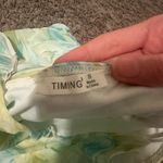 Timing  Blue and Green Marble Mini Dress Photo 5