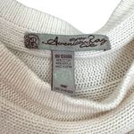 American Rag  Cable Knit Sweater 3/4 Sleeves Creamy White Medium Top Jumper Photo 3