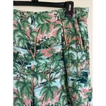 Monki ‎ Tropical Palm Hawaiian Print Wide Leg Viscose Casual Pants Womens NO SIZE Photo 3