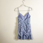 NBD NWT  Marvin Lace Mini Dress in Lilac Periwinkle Medium Photo 2