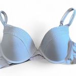 Lucky Brand  36B Padded Push Up Bra Light Purple Lace Trim Cup Photo 0