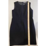 T Tahari Tahari Dress Womens Small Black Sheath Work Zip Old Money Minimalist Going Out Photo 3