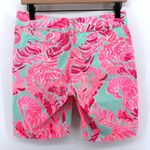 Lilly Pulitzer The Chipper Short Flamingo Floral Print Size 0 Preppy Resort Golf Photo 3