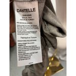 Dantelle  Oil Dye Ruffle Hem Tunic Top Grey Womens small Drop Waist‎ Boho Grunge Photo 2
