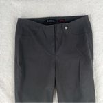 Robell Bella 09 Stretch High Rise Cuffed Pull On Pant Size 6 Gray Photo 2