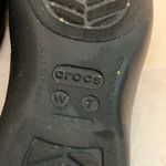 Crocs 7W SLIP ON BLACK SLINGBACK BALLET FLAT WITH GEM. ROUND TOE PREOWNED Photo 9