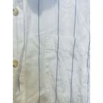 DONNI White Blue Striped Sleeveless Collared Neckline Button Front Dress Size L Size L Photo 7