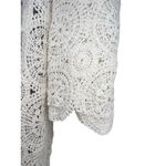 Miss Me Cream Boho Crochet Lace Long Sleeve Duster Cardigan Photo 5