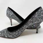Sole Society Cahya Silver Sparkly High Heels Photo 5