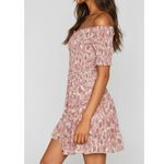 Poupette St. Barth Soledad Mini Dress, Pink Dalia, Medium Photo 1