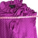 St. John ‎ Couture silk ruffle blouse tank top L Photo 6