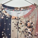 Exclusive (boutique brand) Women’s Floral Long Sleeve Blouse Size Medium‎ Pink Photo 1