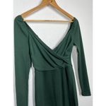 Hello Molly XS Kind Of Voodoo Love Dress Green Ribbed Mini Photo 2