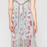 Johnny Was Biya Uli Mesh Embroidered Sleeveless Maxi Dress Photo 0