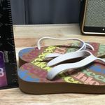 See By Chloe Slippers Women's US 7.5 Brown Essie Logo Printed Slip-On Flip-Flops Photo 0