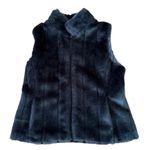 Banana Republic  Faux Fur vest in steel gray size large Photo 0