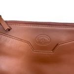 Brooks Brothers  Chain Strap Shoulder Bag‎ Brown Caramel Leather Minimalist Photo 1
