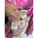 Lilly Pulitzer Purposefully Pink Elephant PJ Knit Button Up Top Size Medium Photo 6