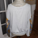 Free People Womens Casual Clash Long Sleeve Shirt Top Small Photo 1