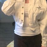 Authentic And Vintage Jep’s White Jean Jacket Size M Photo 0