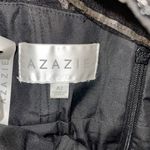 Azazie  Women's Laced Mesh Short Sleeve Sweetheart Neck‎ Maxi Dress Black Size A2 Photo 6