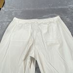 Ralph Lauren ‎  Womens Sz 12 Cargo Crop Pants Wide Leg White Utility Lightweight Photo 9