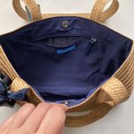 Draper James NWT  Everyday floral scarf straw tote bag Photo 8